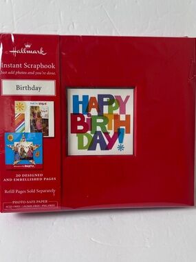 Hallmark HAPPY BIRTHDAY! Instant Album SCRAPBOOK 6x6
